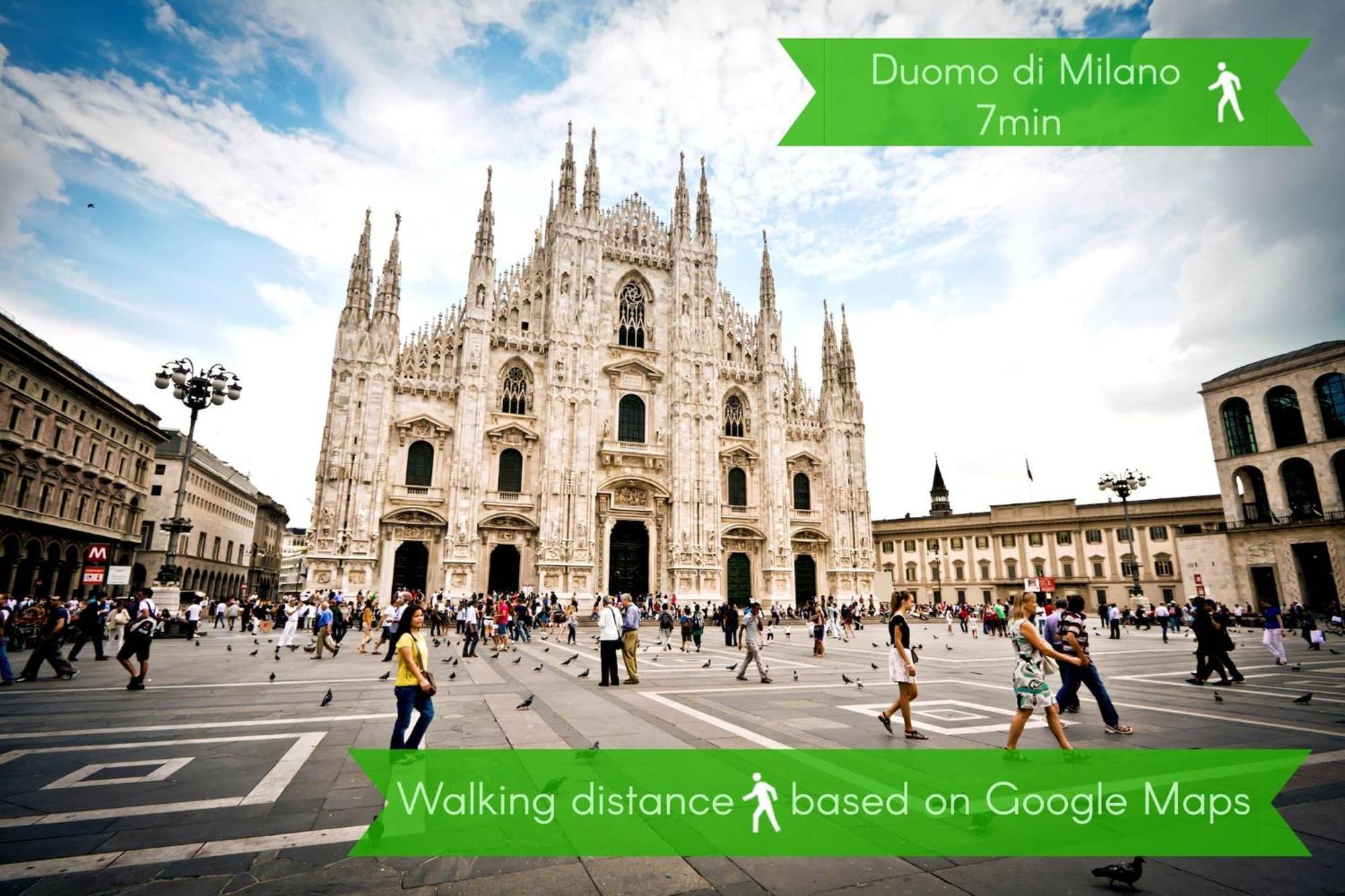 San Babila Central Tower With Panoramic Terrace Overlooking Duomo By Rentopolis มิลาน ภายนอก รูปภาพ